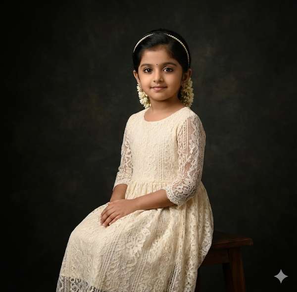 Timeless Painterly Baby Portrait