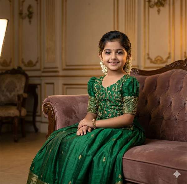 Regal Indian Baby Portrait