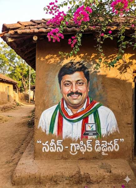 Rustic Mural, Modern Touch