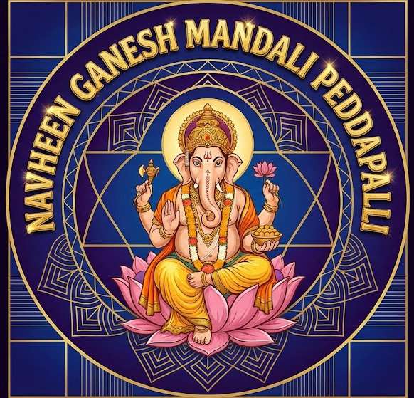 Divine Ganesha Indian Art Logo