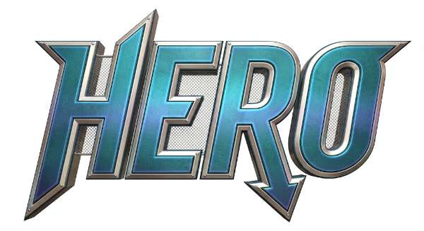 Futuristic Teal Hero Logo