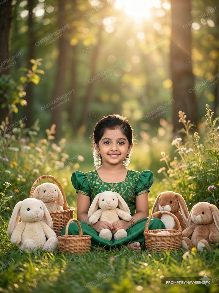 Sweet Forest Baby Portrait