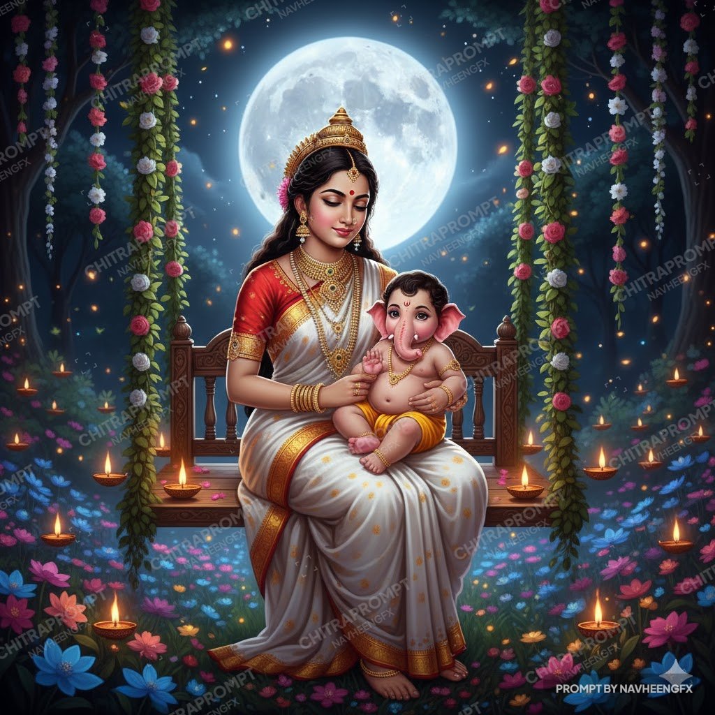 Divine Motherhood's Enchanted Swing