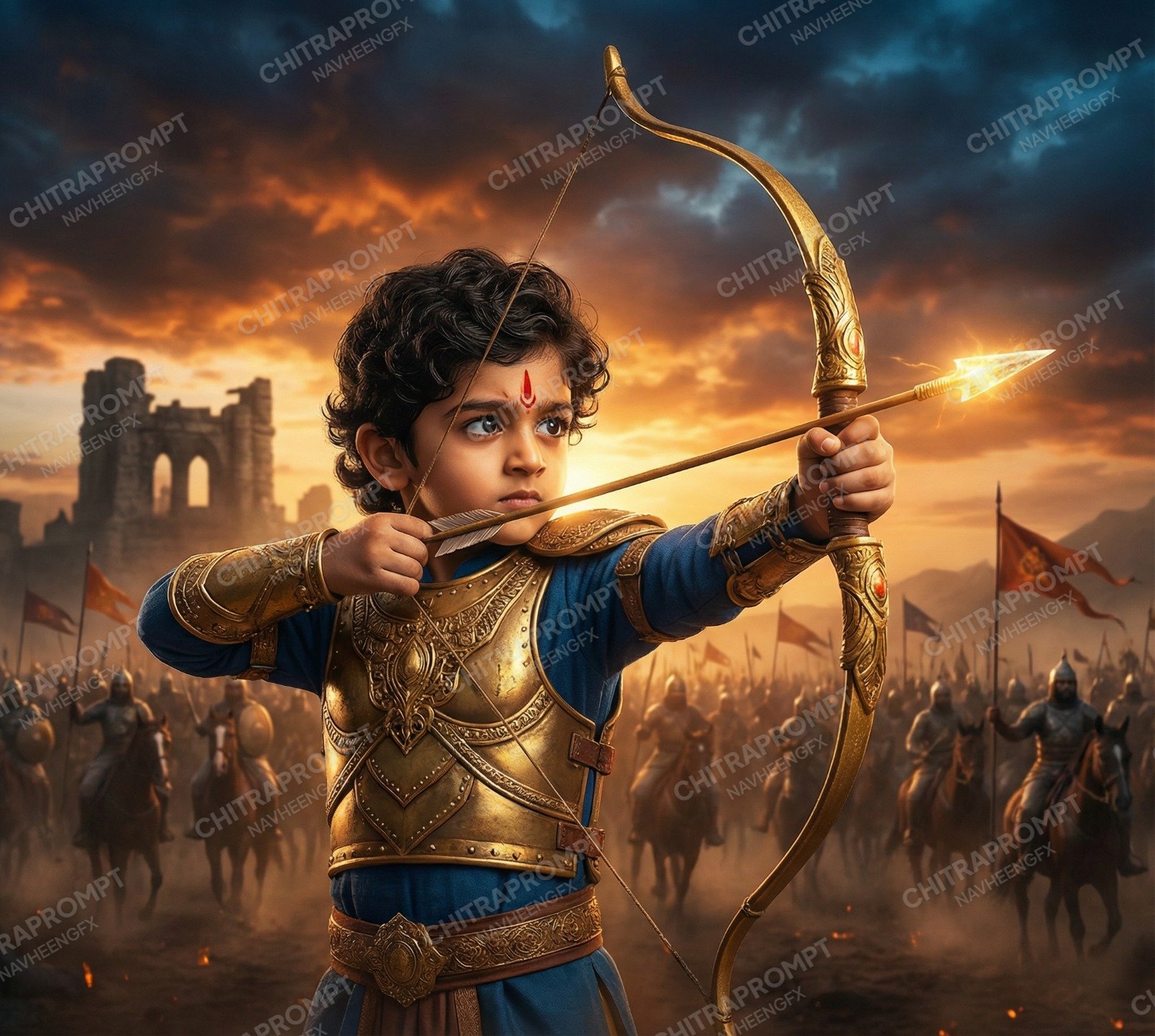 Child Warrior, Golden Bow