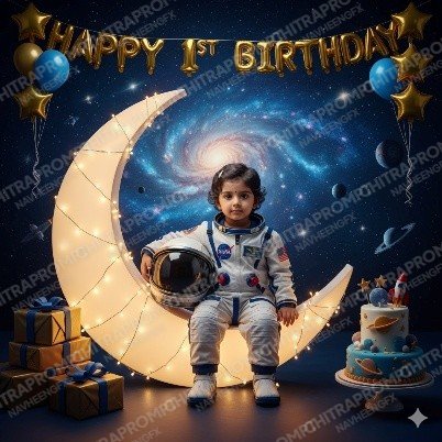 Cosmic Astronaut 1st Birthday