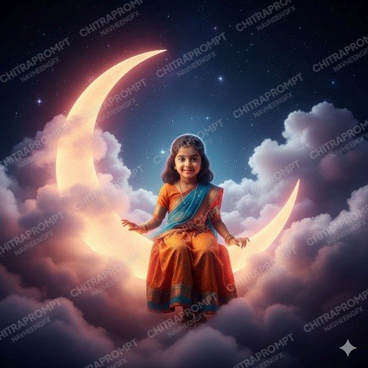 Celestial Indian Baby Dream