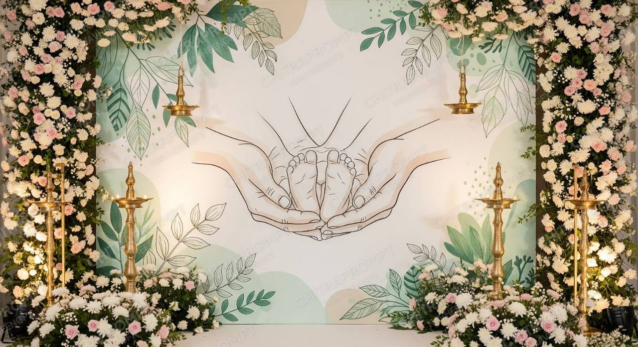 Elegant Botanical Naming Ceremony