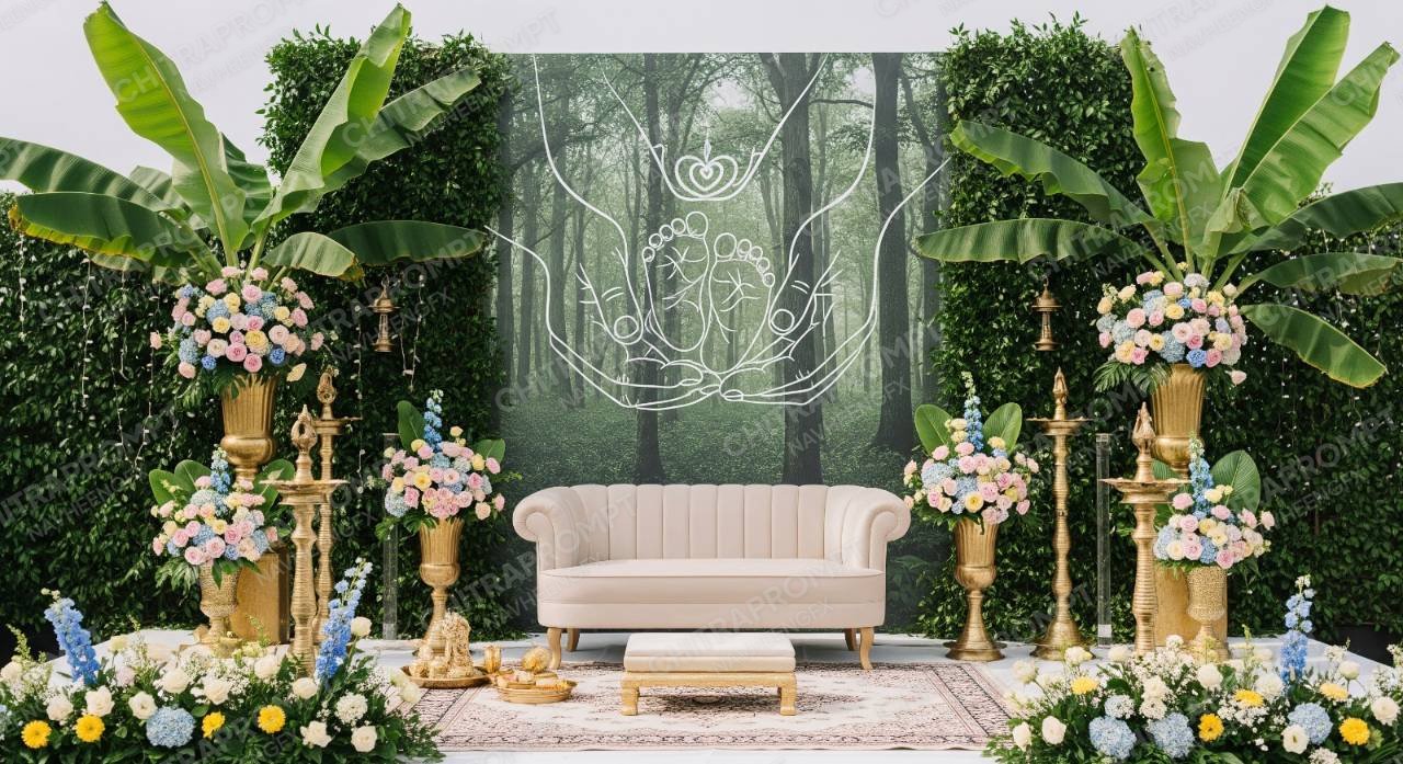 Elegant Forest Naming Ceremony