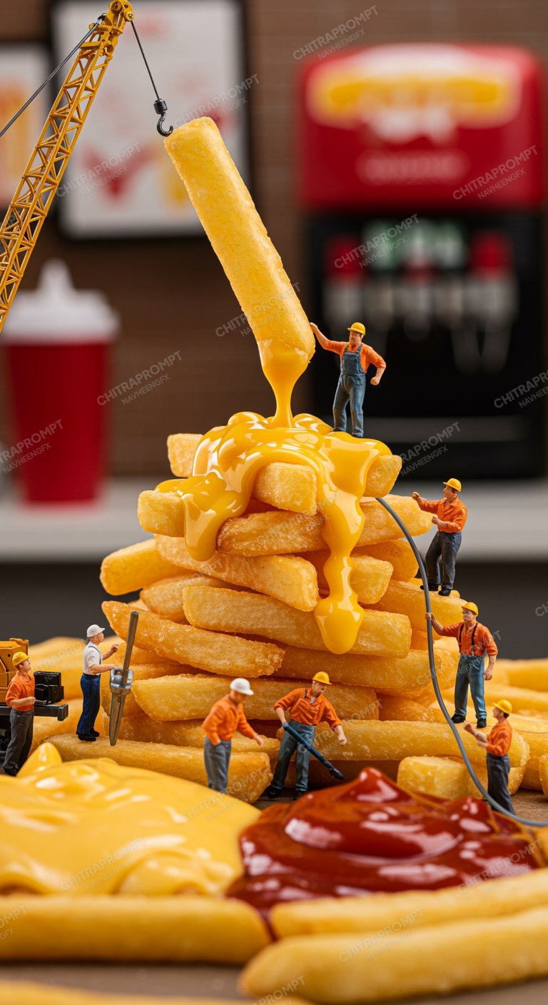 The Great Fry Pyramid Build