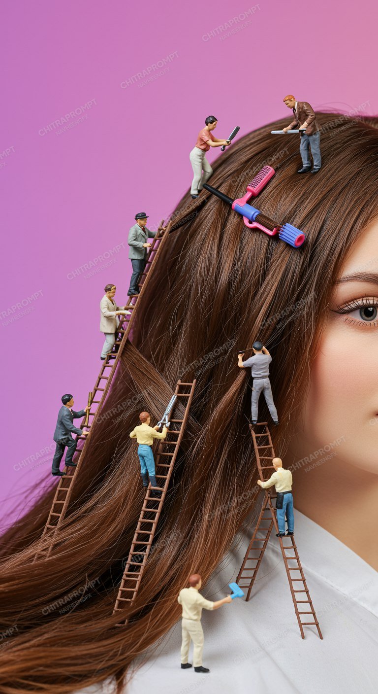 Whimsical Hairscape Wonders