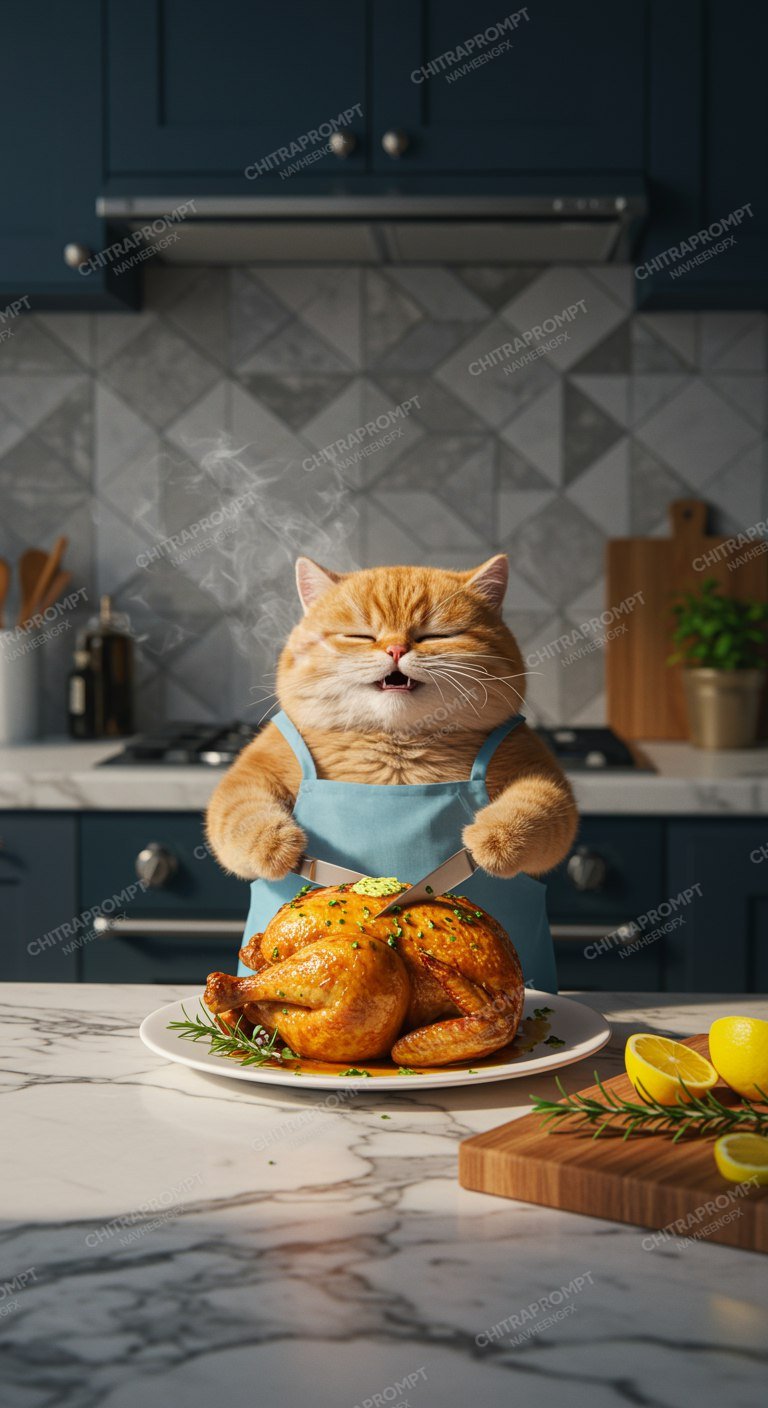 Chef Cat's Gourmet Roast