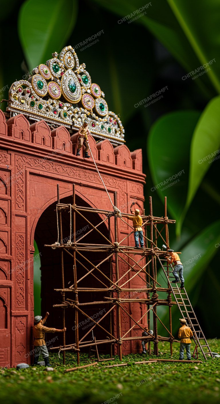 Building the Tiny Red Fort