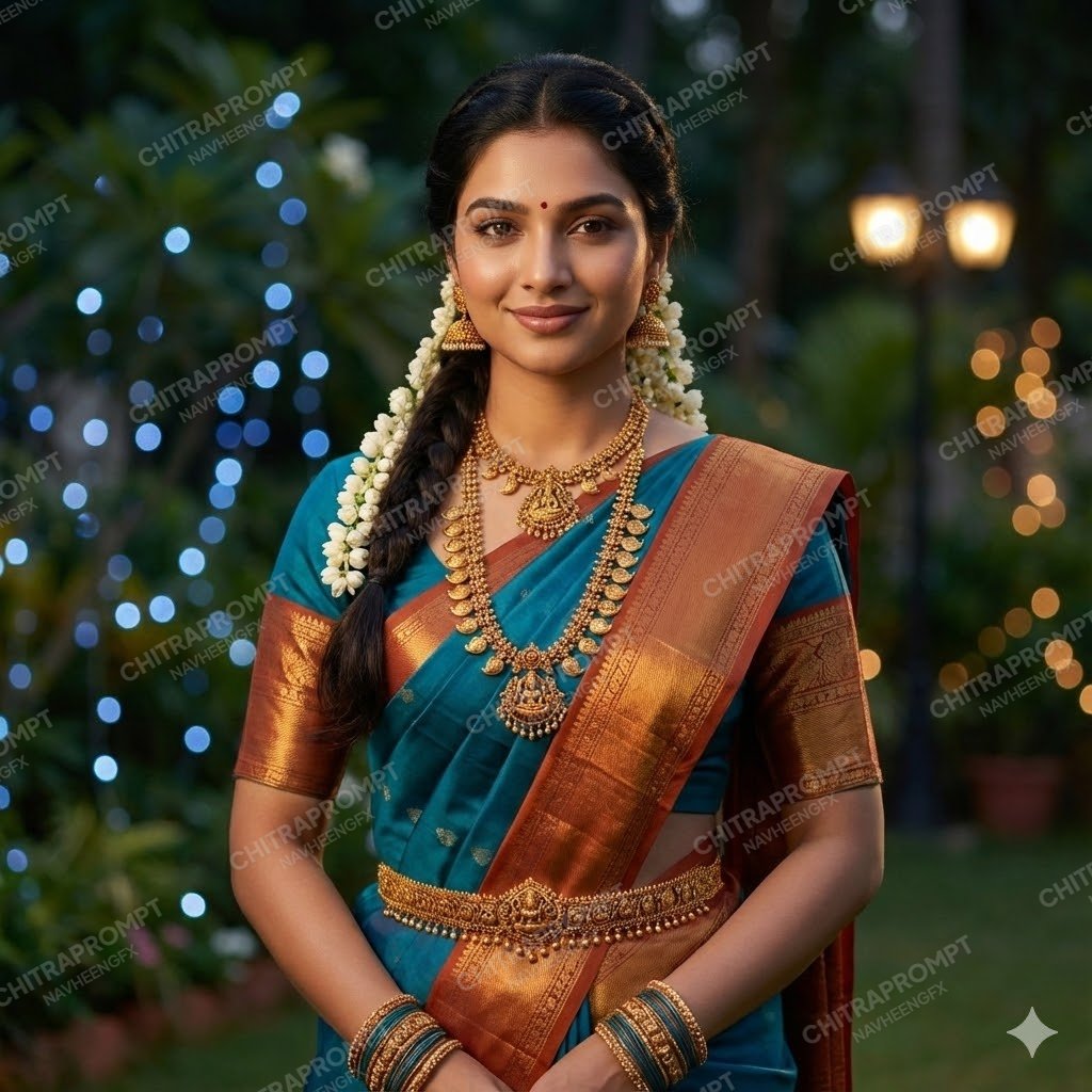 Traditional South Indian Bridal Grace