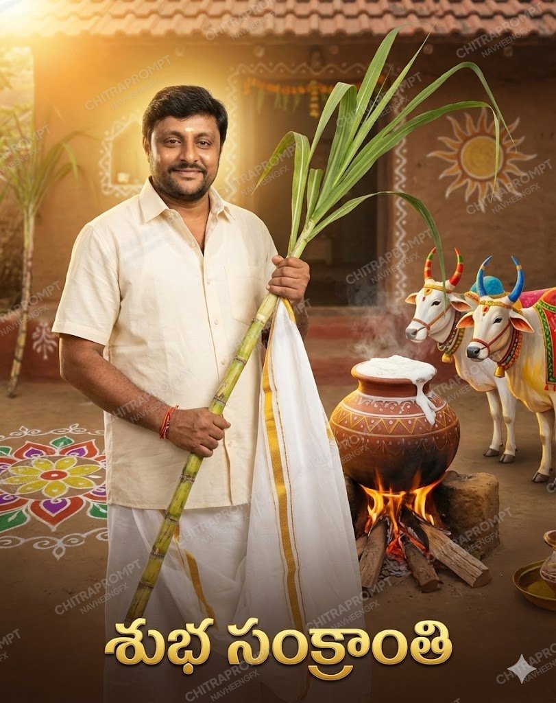 Sacred Pongal Harvest Village Portrait