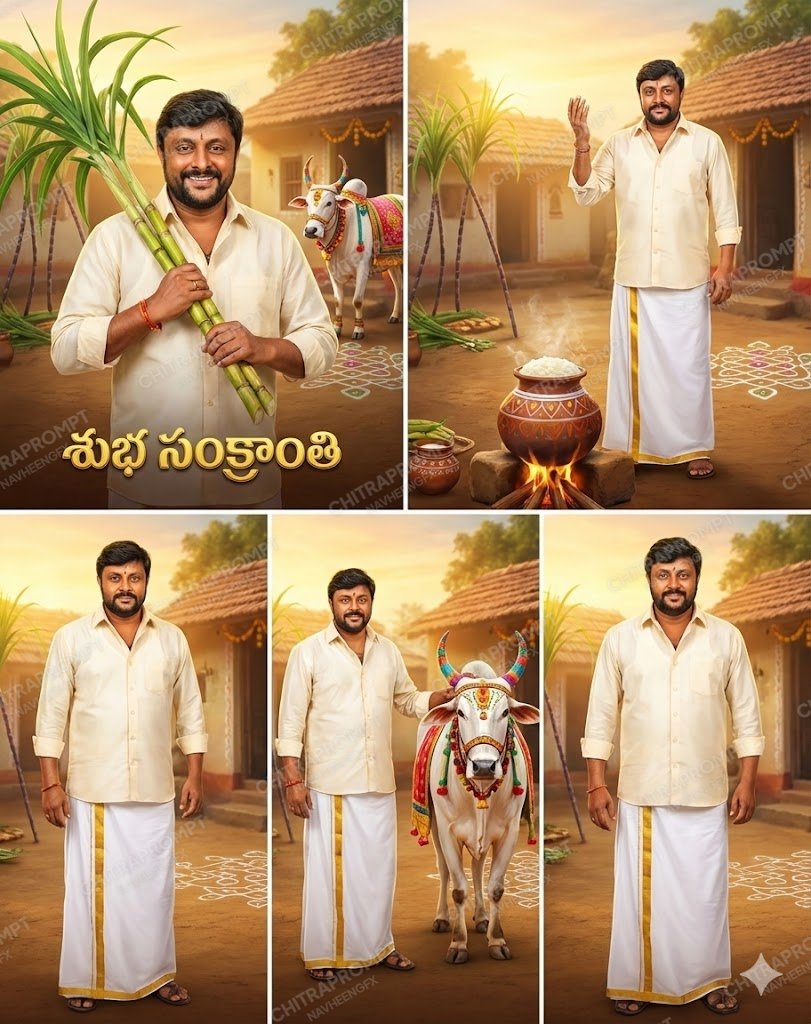 Traditional Pongal Calendar Portrait Series