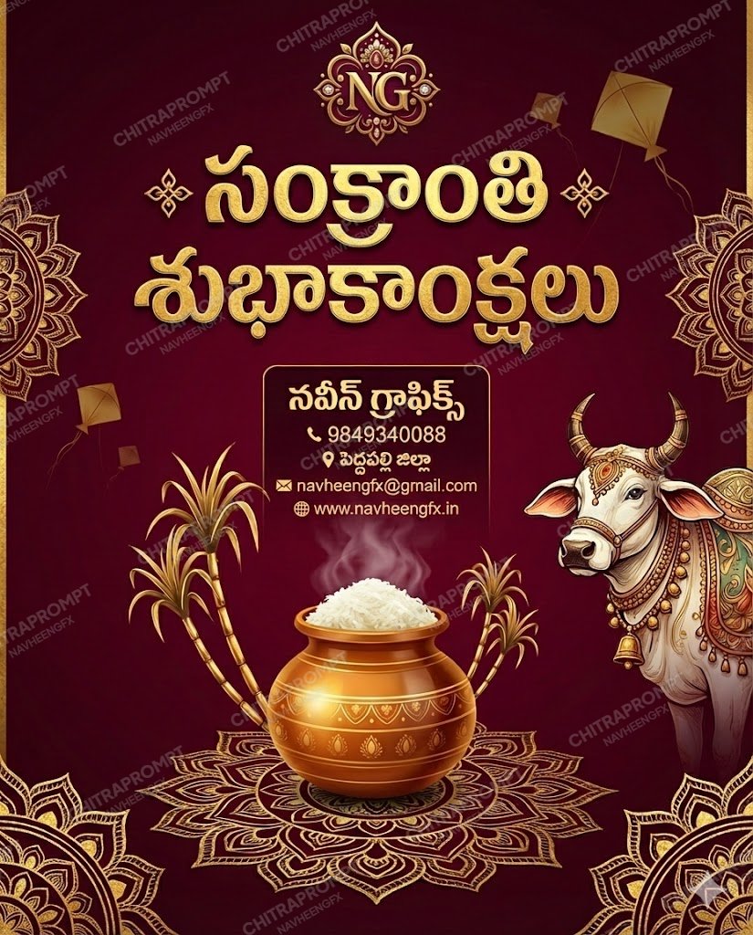 Royal Gold Telugu Sankranthi Poster