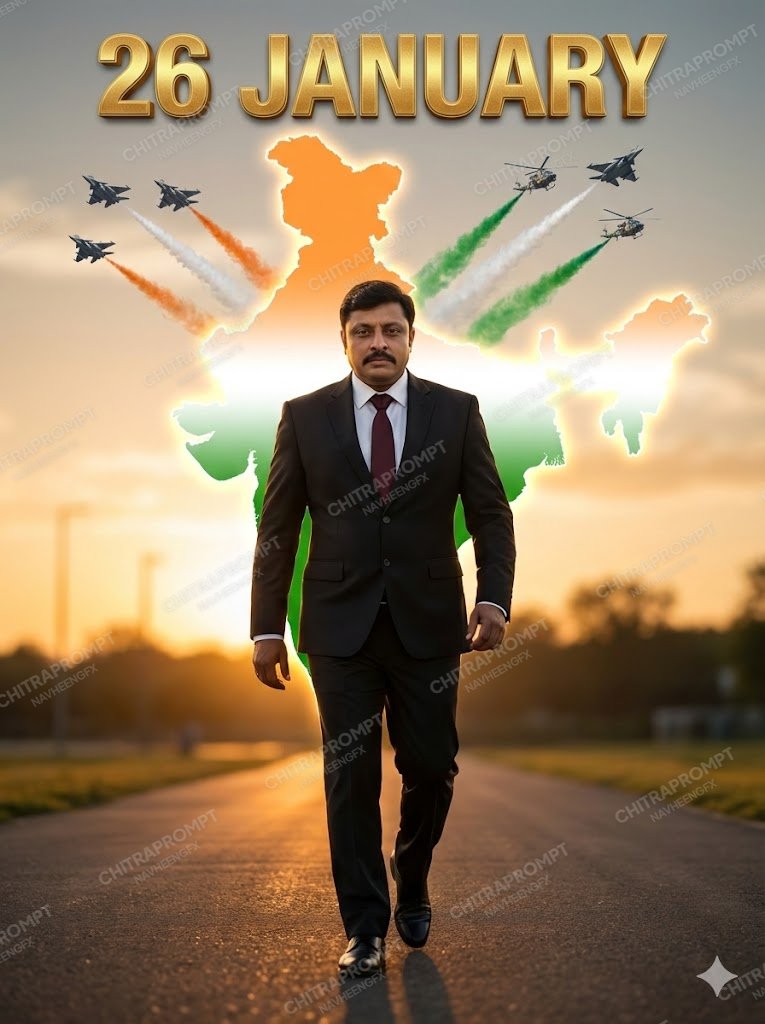 Patriotic Republic Day Cinematic Portrait