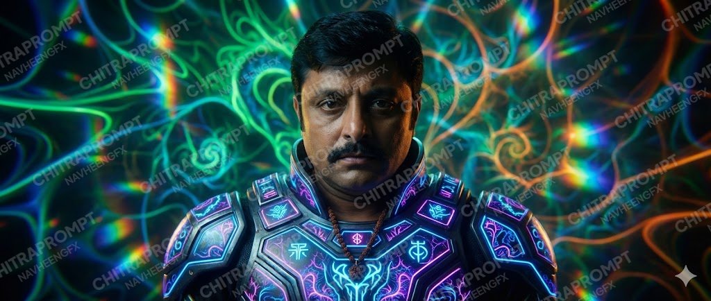 Neon Sovereign of Fractal Realms