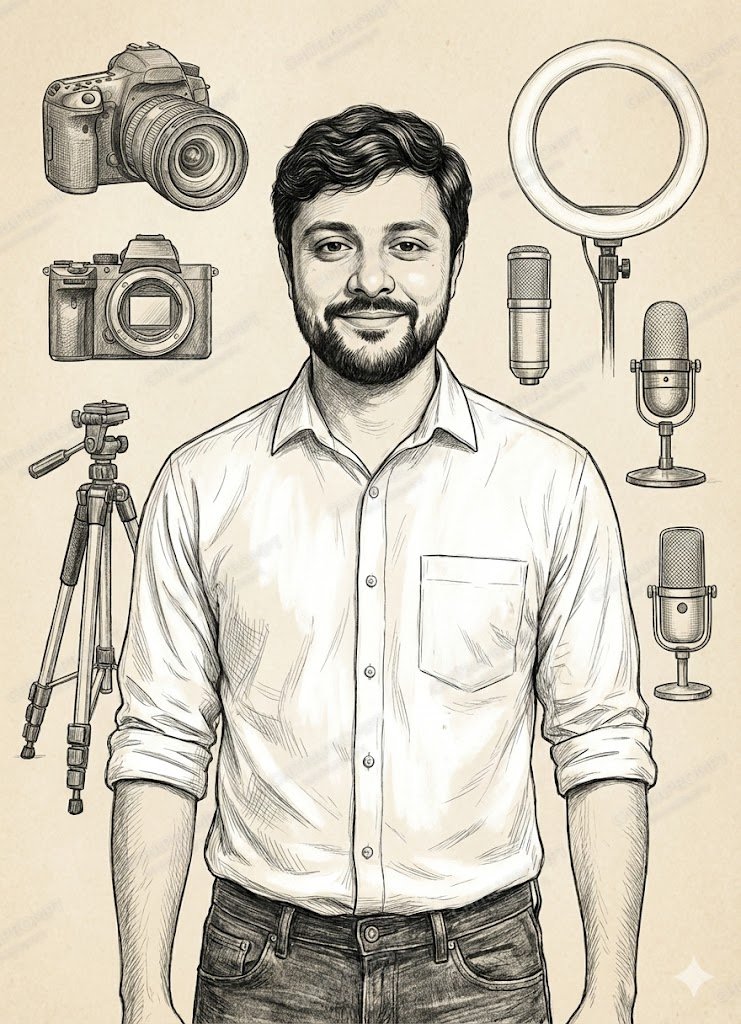 Artistic Digital Creator Sketch
