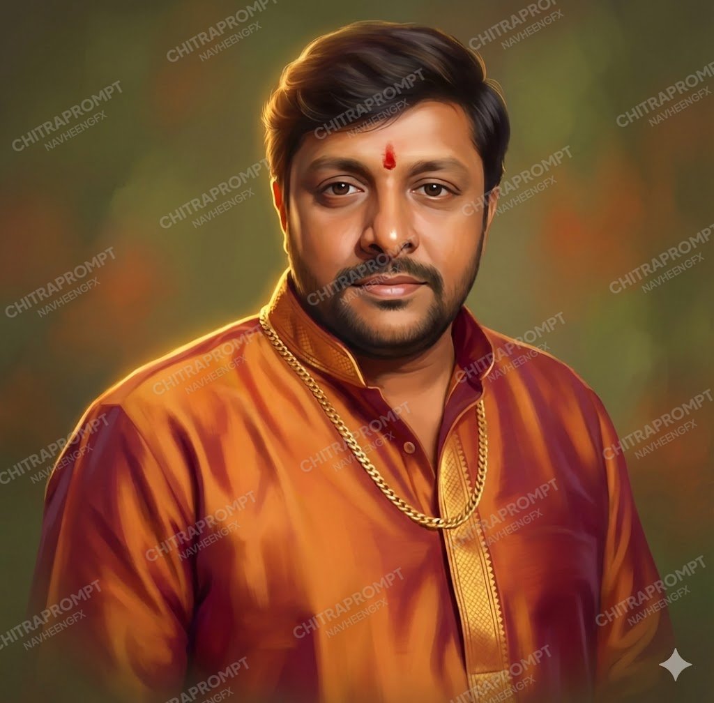 Painted Heritage: Telugu Groom