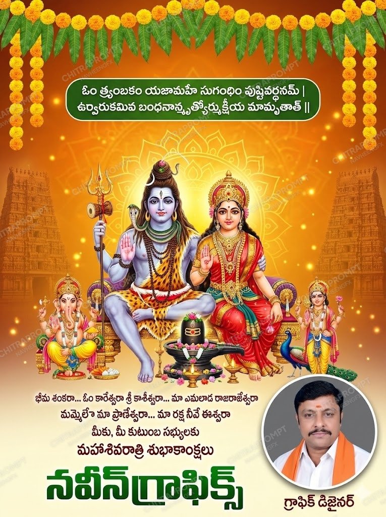 Maha Shivaratri Devotional Poster