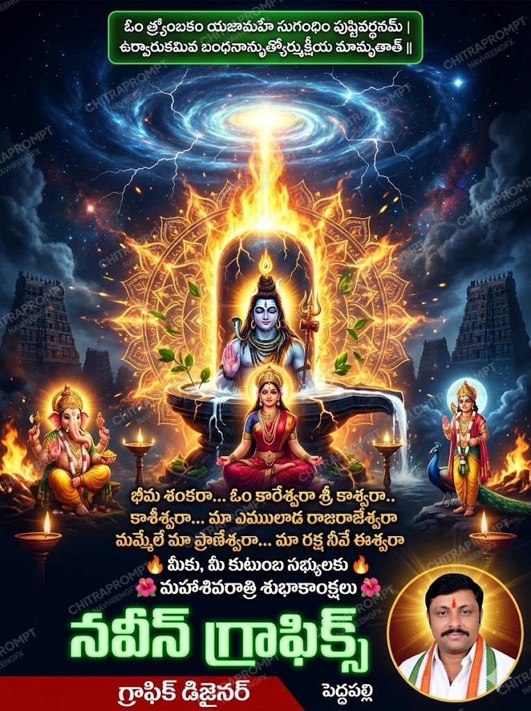 Epic Lingodbhava Shivaratri Political Poster