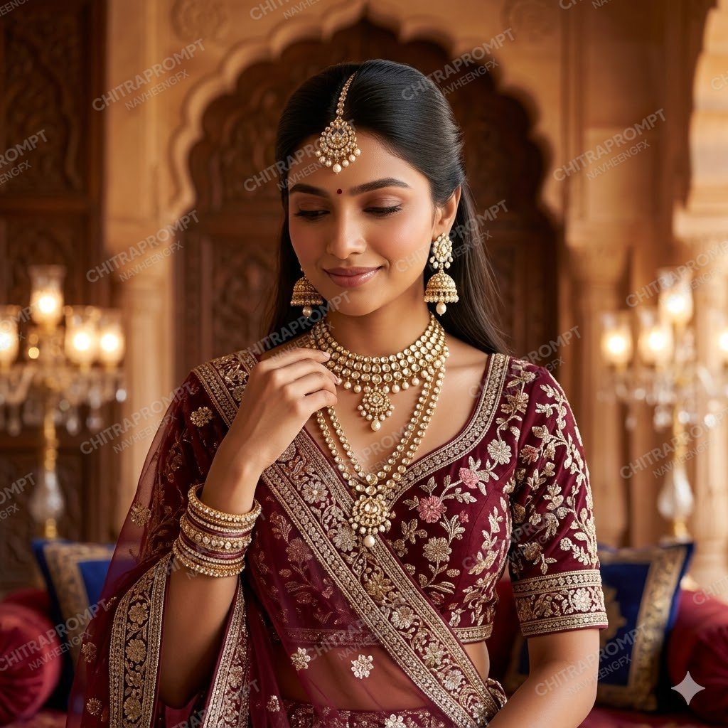 Regal Mughal Bridal Elegance