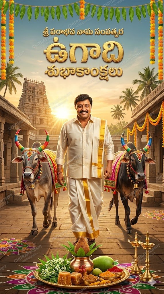 Majestic Ugadi Cinematic Poster