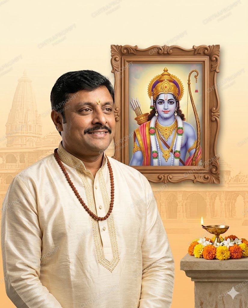 Premium Modern Rama Navami Portrait