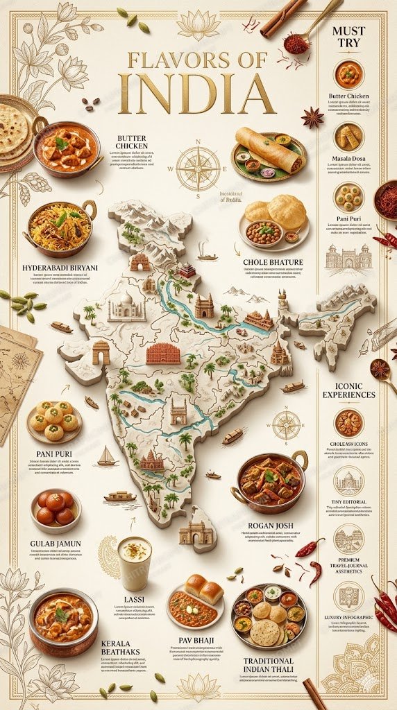 The Golden Tastes of India