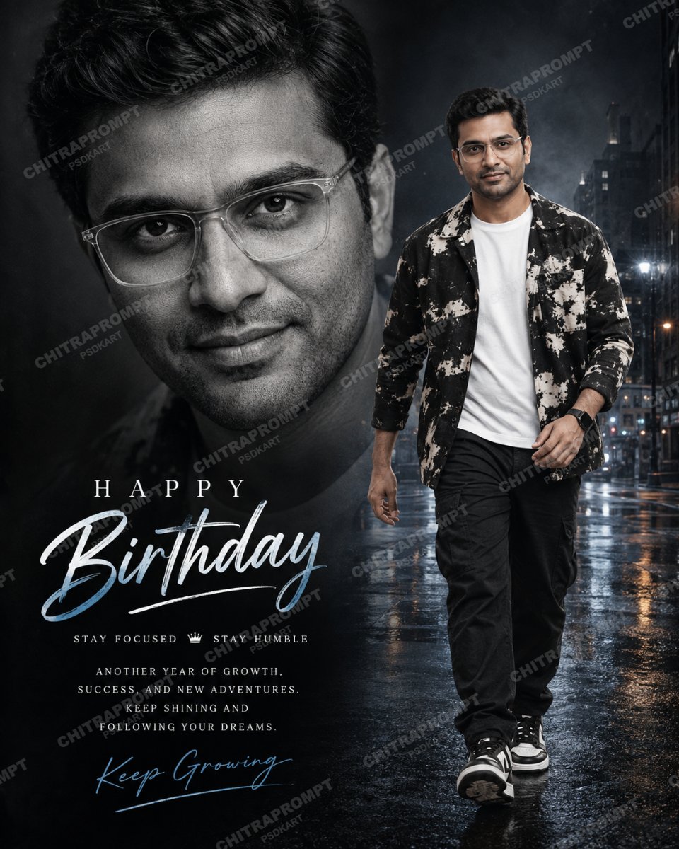 Cinematic Urban Birthday Portrait
